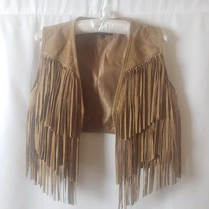 Rudsak Collection Leather Fringe Vest